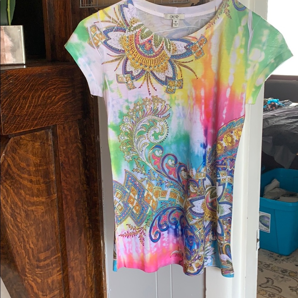 Tie dye T-shirt from cache